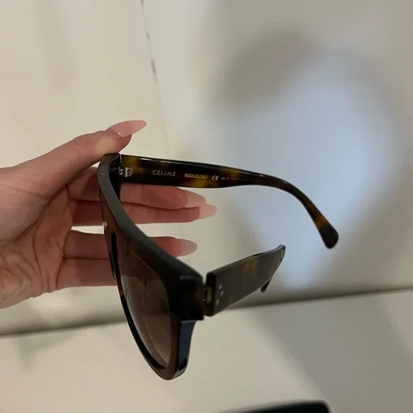Celine Black and Tortoise Sunglasses - Picture 4 of 5